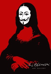grafika MONA LIZA DR ANONYMOUS